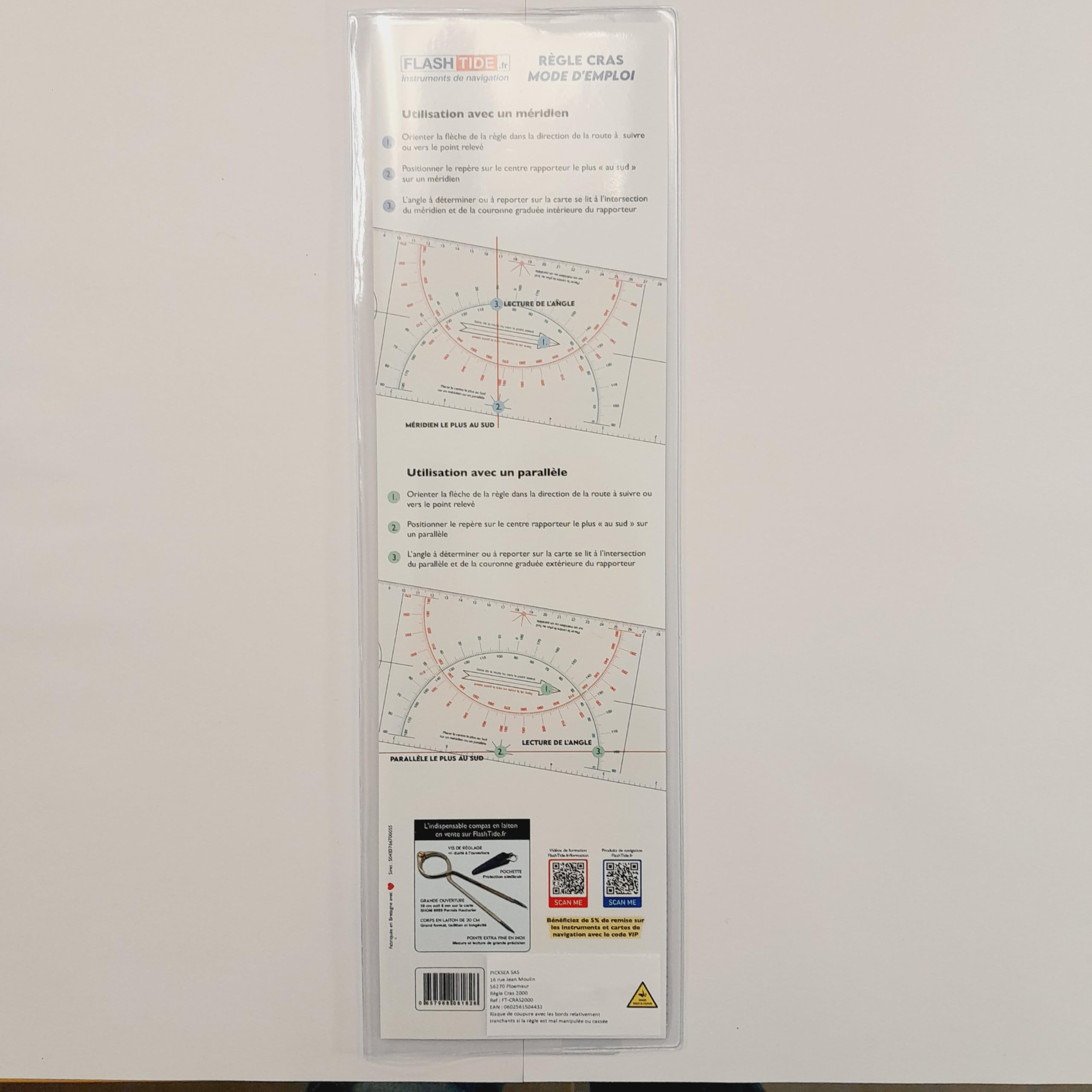 flash-tide-r-gle-cras-2000-r-gle-navigation-bateau-bicolore-380mm image 3
