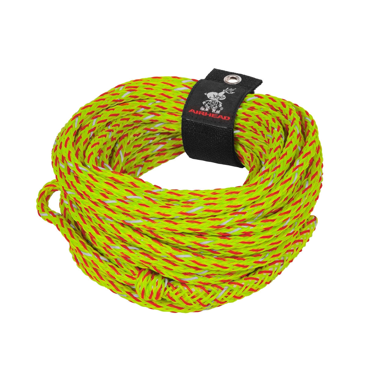airhead-reflective-tow-rope-corde-traction-1-2-riders-jaune image 1