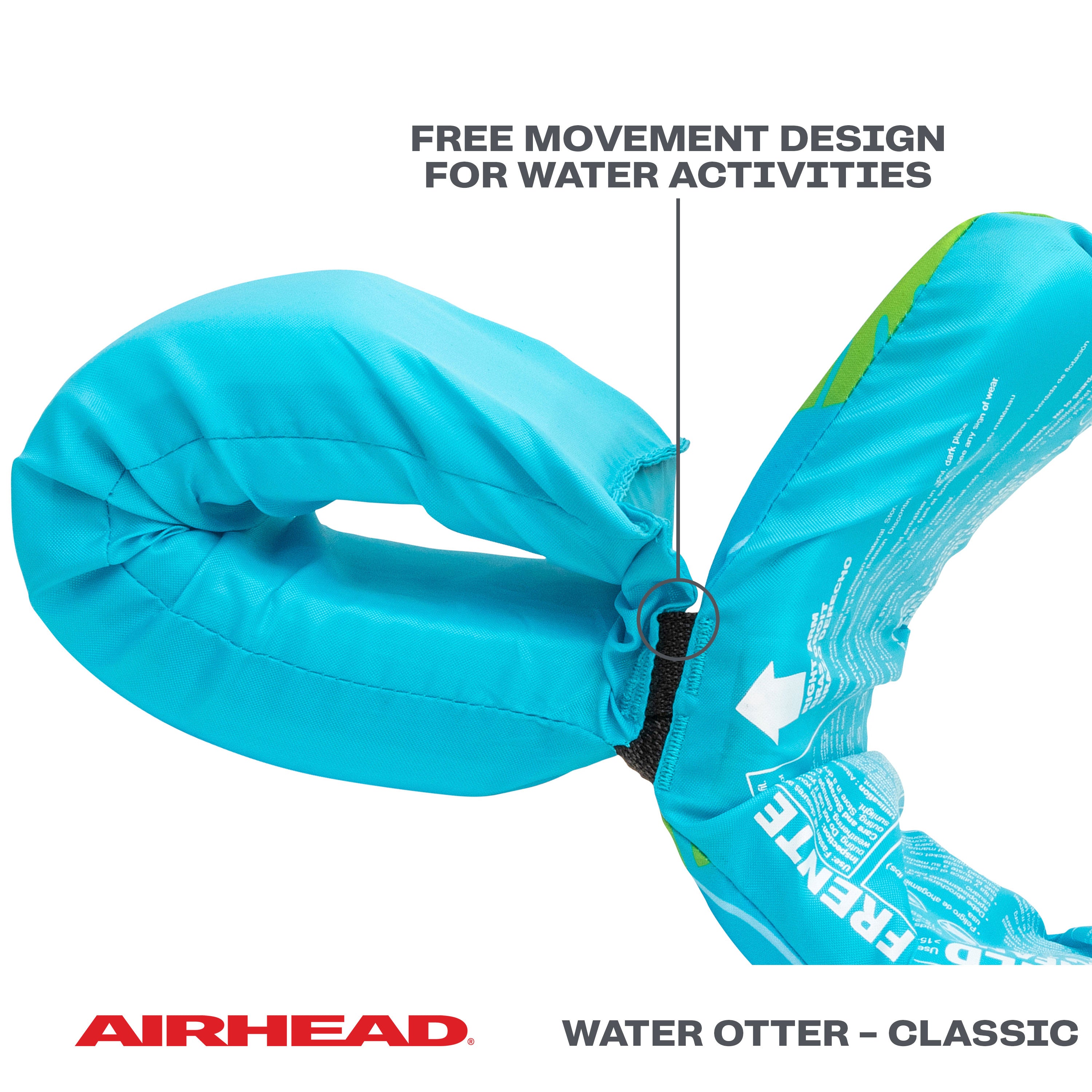 airhead-water-otter-gilet-sauvetage-enfant-fish-friends image 6