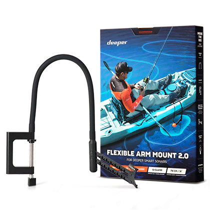 deeper-flexible-arm-mount-2-0-support-sondeur-kayak-bateau image 2
