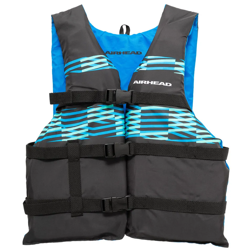 airhead-element-gilet-sauvetage-adulte-universel-noir-bleu-ouvert image 1