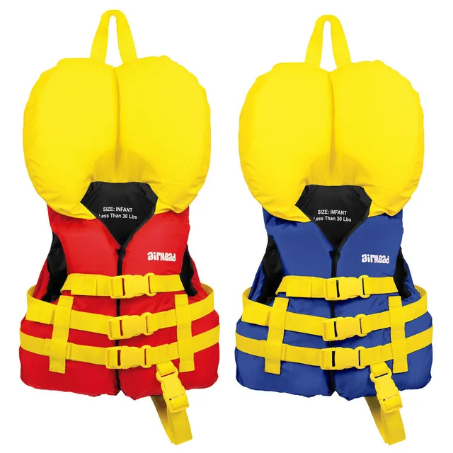 airhead-classic-gilet-sauvetage-b-b-infant-bleu-rouge image 1