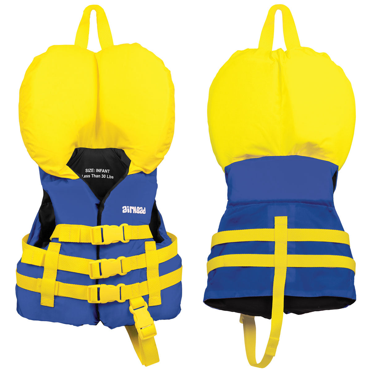 airhead-classic-gilet-sauvetage-b-b-infant-bleu-rouge image 3