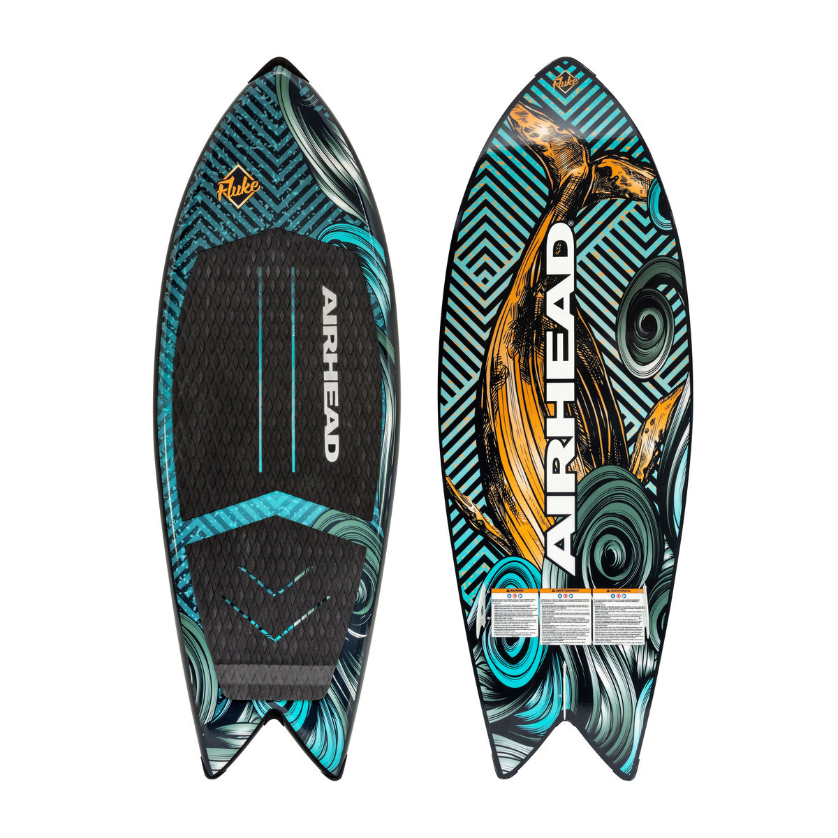 airhead-fluke-planche-wakesurf-152-cm-swallow-tail-d-butant image 1