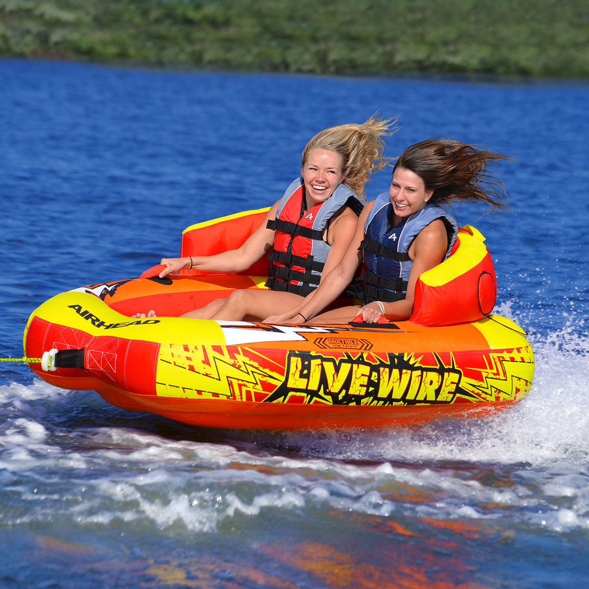 airhead-live-wire-2-bou-e-tractable-bateau-2-personnes image 2